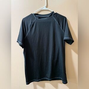 Mossimo Supply Co Black Short Sleeve Tee with Crew Neck